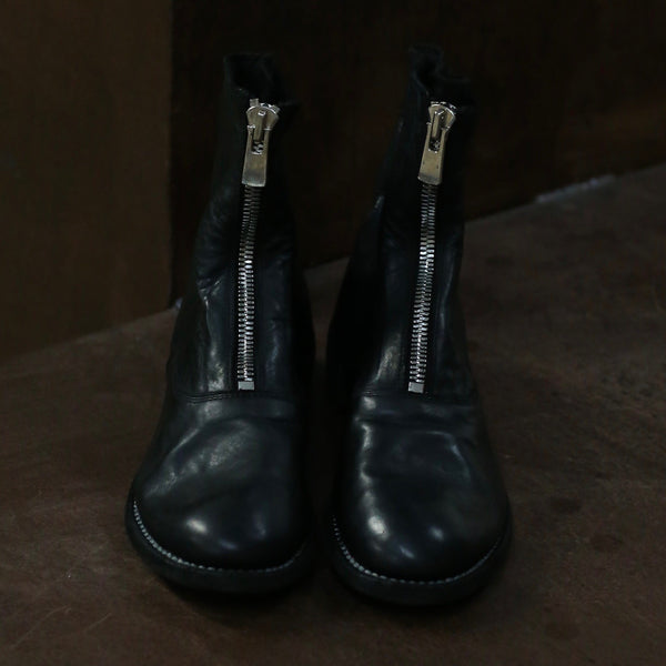 Guidi Soft Horse Full Zipper Boot 210 Black